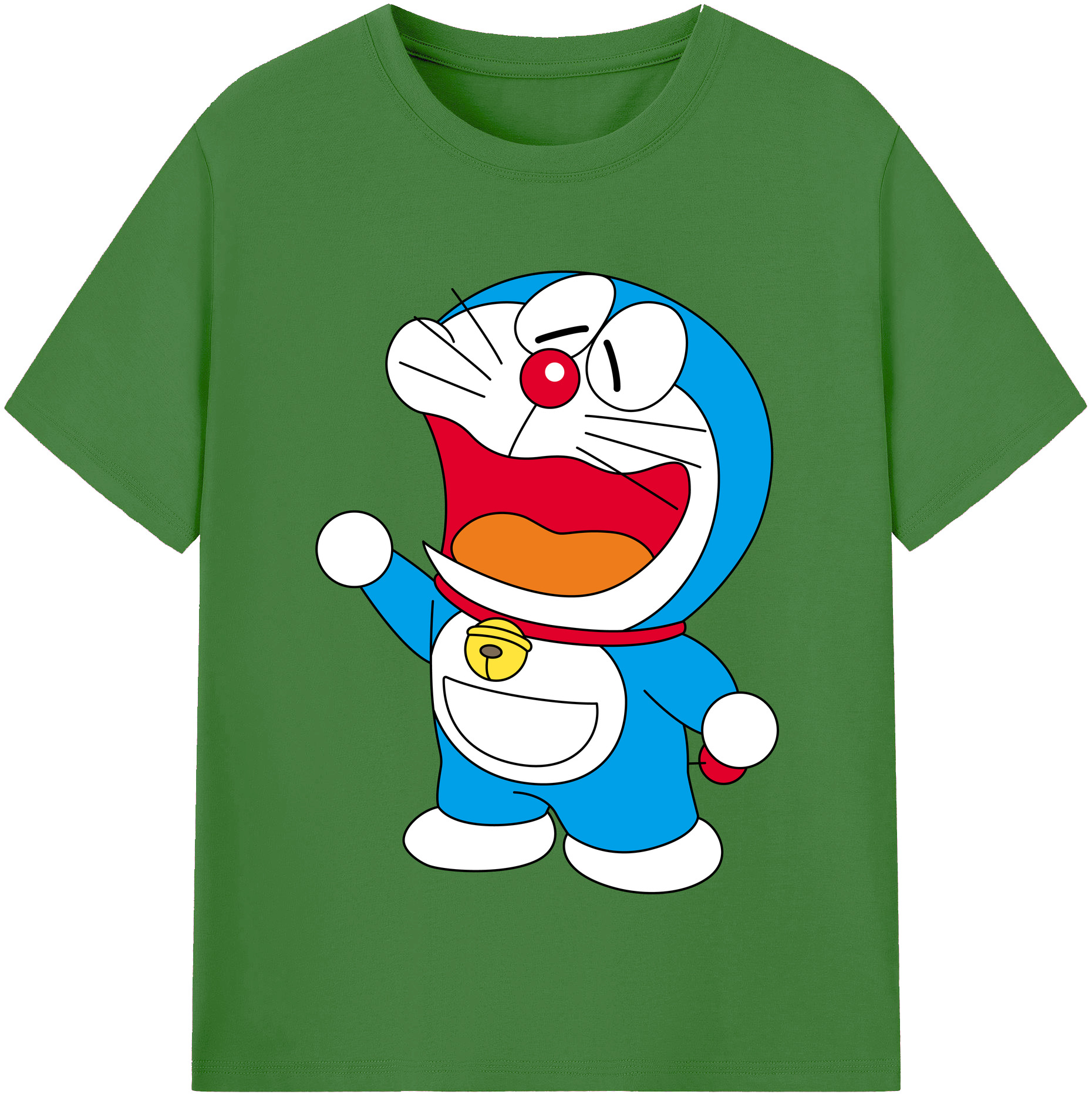 （画像用） ドラえもん Doraemon レディースカジュアルプリントTシャツ（綿100％）